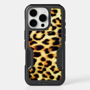 Leopard Cheetah Print Faux Fur iPhone 16 Pro Case