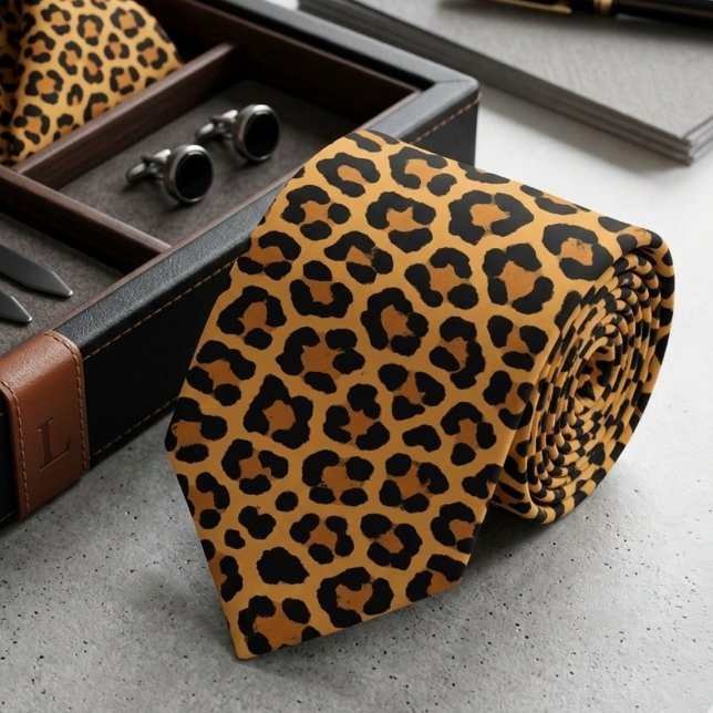 Leopard / Cheetah Print Neck Tie (Creator Uploaded)