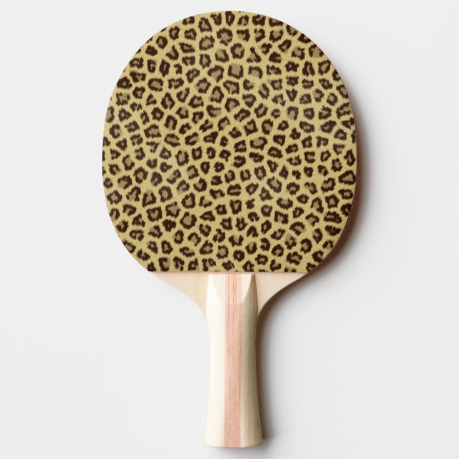 Leopard / Cheetah Print Ping-Pong Paddle (Back)