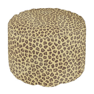 Leopard / Cheetah Print Pouf