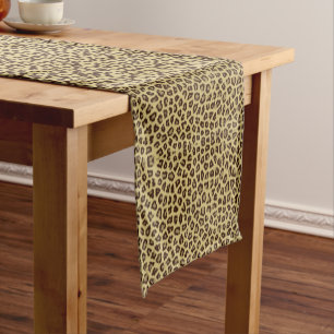 Leopard / Cheetah Print Short Table Runner