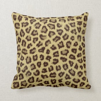 Leopard / Cheetah Print Throw Pillow