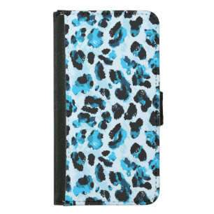 Leopard Cheetah Skin: Watercolor Vintage Tie Dye Samsung Galaxy S5 Wallet Case