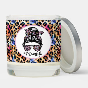 Leopard Chic: The Mom Life Candle