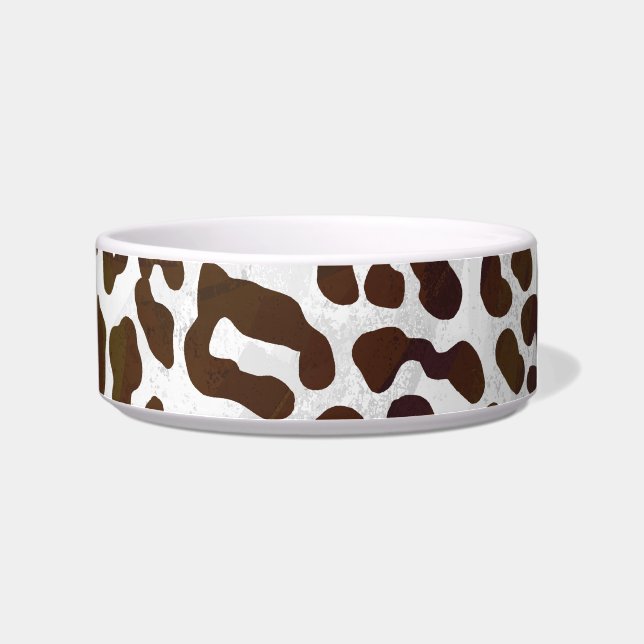 Leopard Chocolate Print Bowl (Right)
