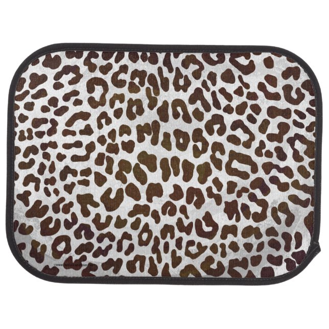 Leopard Chocolate Print Car Mat (Rear)