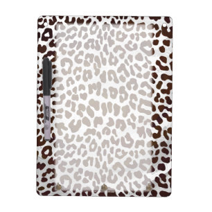 Leopard Chocolate Print Dry-Erase Board