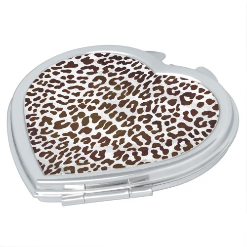 Leopard Chocolate Print Mirror For Makeup