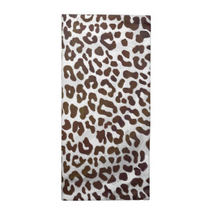 Leopard Chocolate Print Napkin