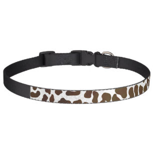 Leopard Chocolate Print Pet Collar