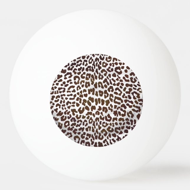Leopard Chocolate Print Ping-Pong Ball (Front)