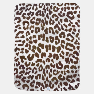 Leopard Chocolate Print Swaddle Blanket