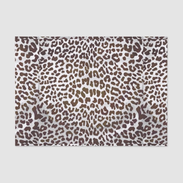 Leopard Chocolate Print Tissue Paper (Front)