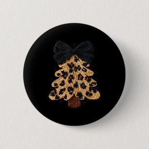 Leopard Christmas Tree,christmas Coquette Bow Yarn Button