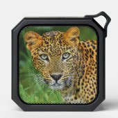 Leopard Closeup Face Photo Bluetooth Speaker (Front)