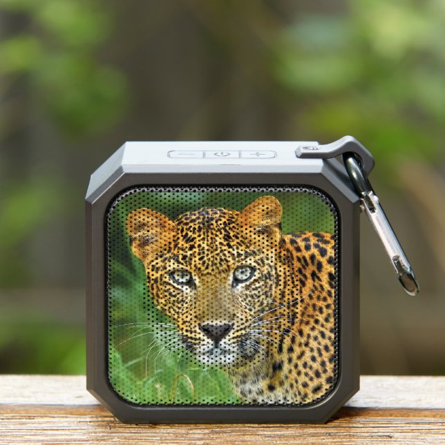 Leopard Closeup Face Photo Bluetooth Speaker (Insitu(Outdoor))