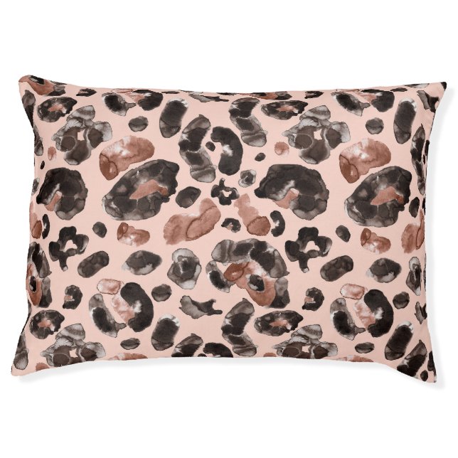 Leopard coat, animal skin seamless pattern. pet bed (Front)