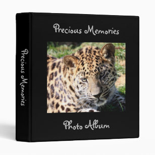 Leopard cub cute baby photo album, binder