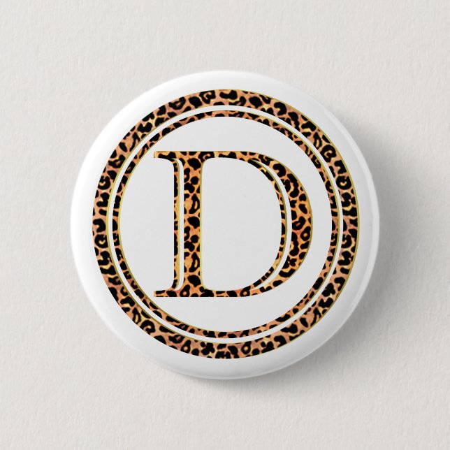 leopard D Button (Front)