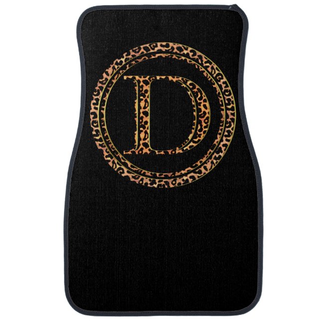 leopard D Car Mat (Front)