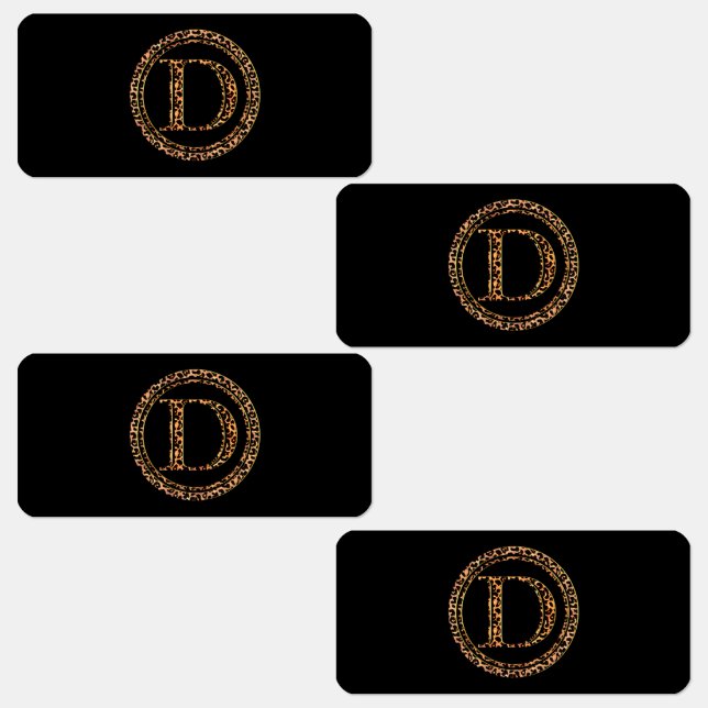 Leopard D Labels (Group)