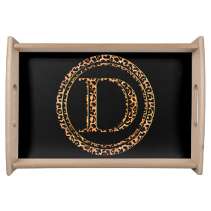 leopard D Serving Tray