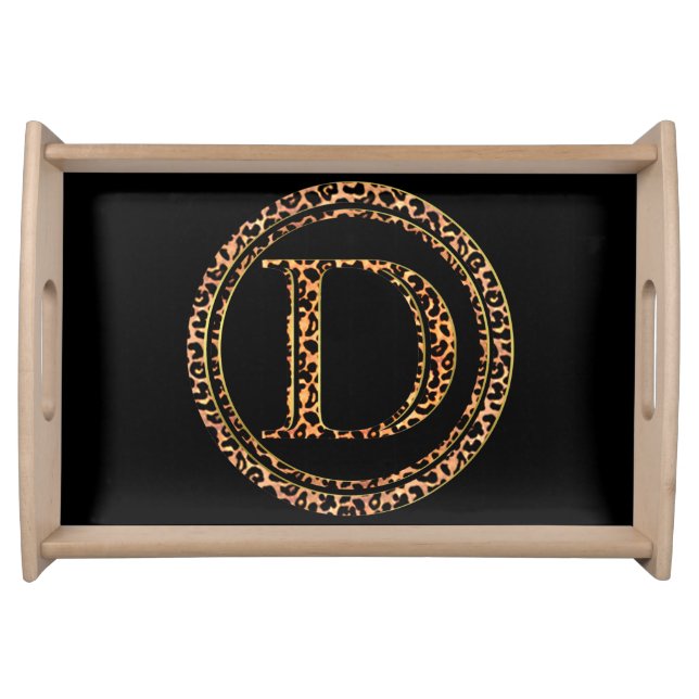 leopard D Serving Tray (Front)