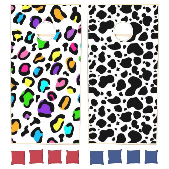 Leopard decoration  cornhole set (Set)