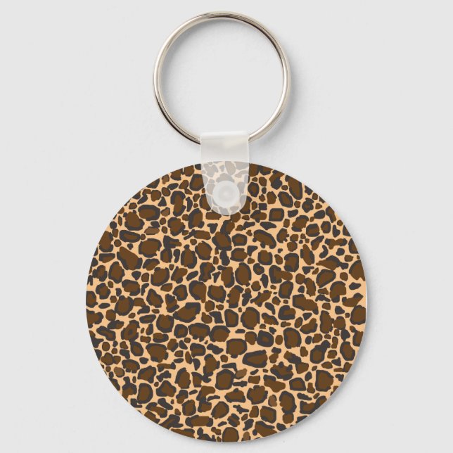 leopard design keychain (Front)