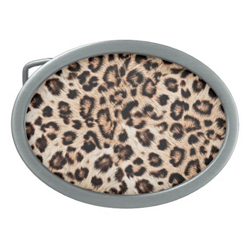 Leopard Design Pattern Wild Elegance Belt Buckle