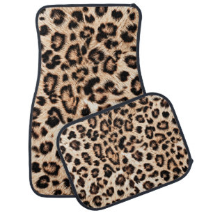 Leopard Design Pattern: Wild Elegance. Car Floor Mat