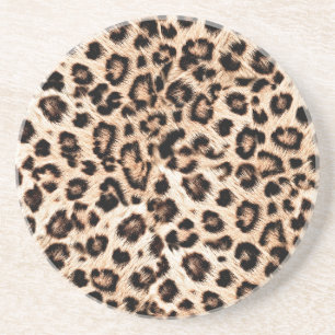 Leopard Design Pattern: Wild Elegance. Coaster