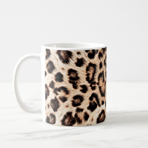 Leopard Design Pattern Wild Elegance Coffee Mug