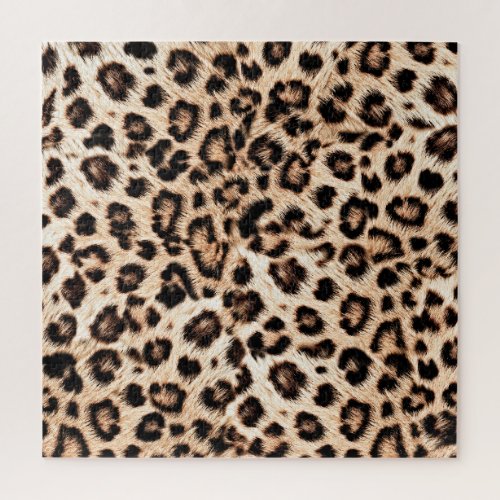 Leopard Design Pattern Wild Elegance Jigsaw Puzzle