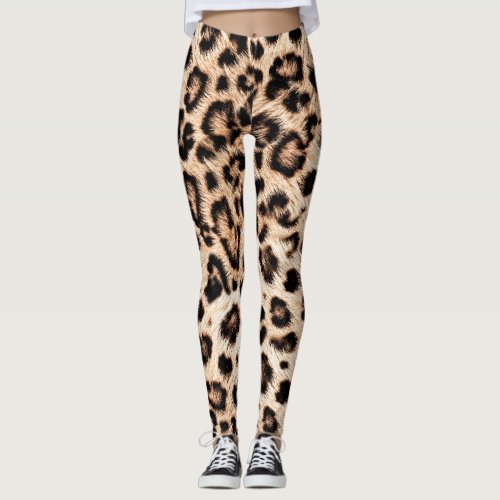 Leopard Design Pattern Wild Elegance Leggings