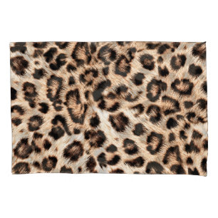 Leopard Design Pattern: Wild Elegance. Pillow Case