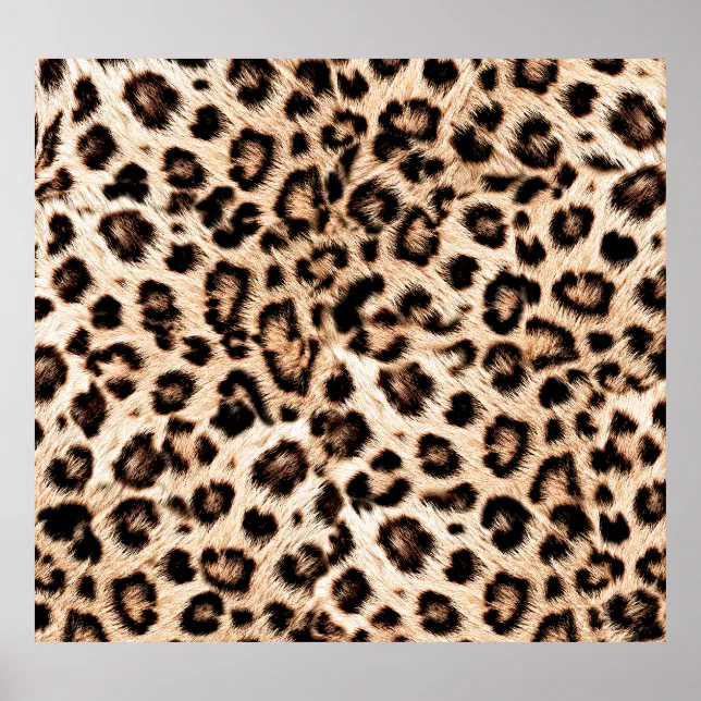 Leopard Design Pattern: Wild Elegance. Poster | Zazzle