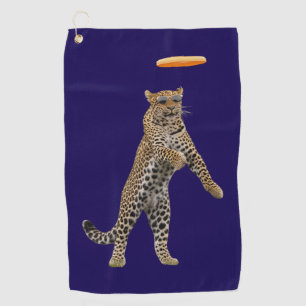 Leopard Disc Golf Towel
