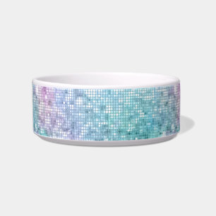 LEOPARD Disco sparkle THEME PET BOWL