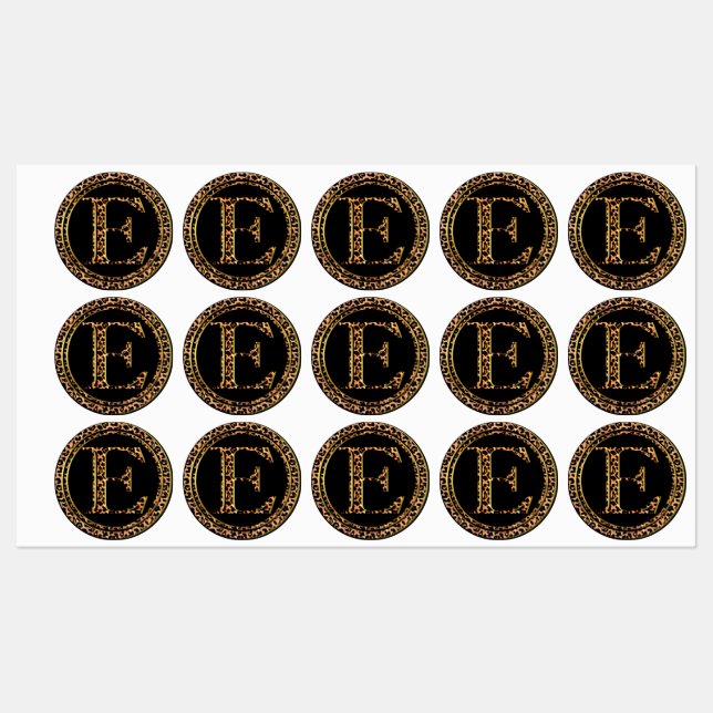 Leopard E Labels (Sheet)