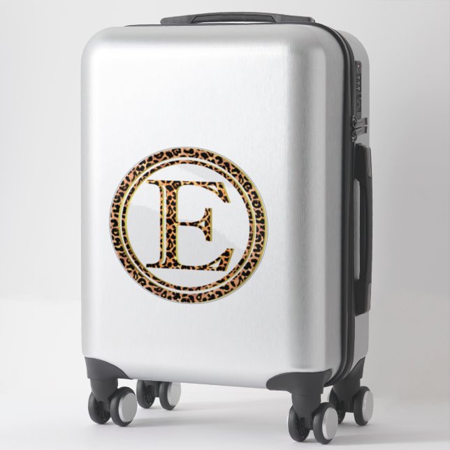 Leopard E Sticker (Suitcase)