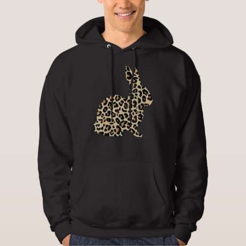 Leopard Easter Bunny Rabbit Trio Cute Easter Day 3 Hoodie