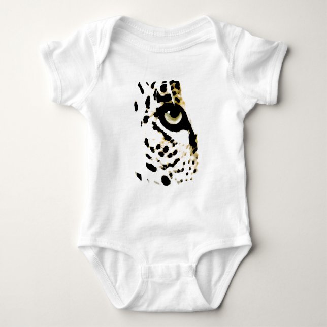 Leopard Eye Baby Bodysuit (Front)