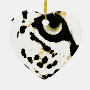Leopard Eye Ceramic Ornament