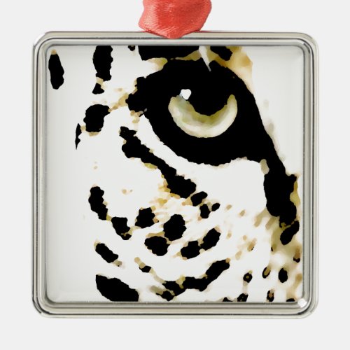 Leopard Eye Metal Ornament