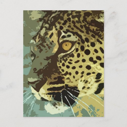 Leopard Eyes Postcard