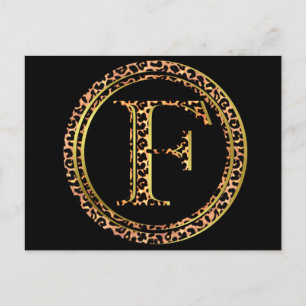 leopard F Postcard