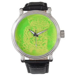 Leopard Face Close-Up Watch