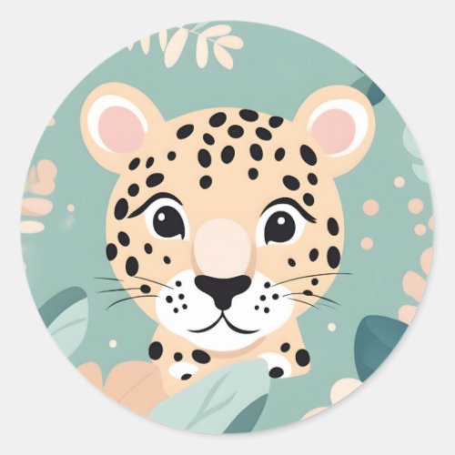 Leopard Face Sticker