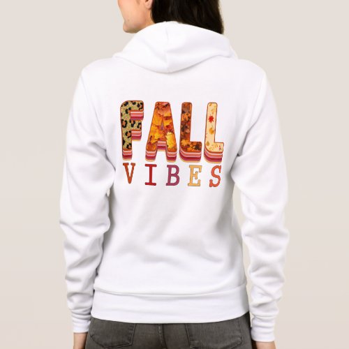 Leopard  Fall Leaves Fusion Embrace Fall Vibes Hoodie